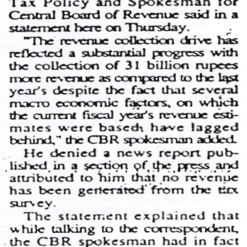 Business Recorder - April 20th, 2001