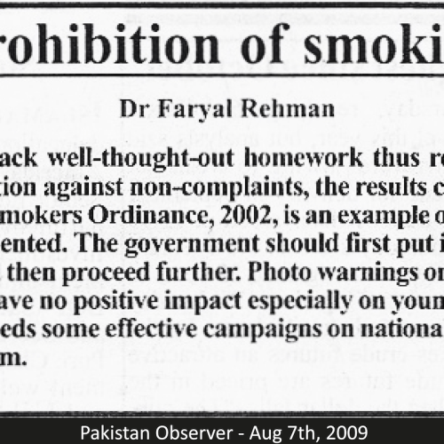 Pakistan Observer - Aug 7th, 2009