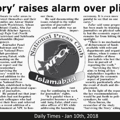 Daily Times - Jan 10th, 2018